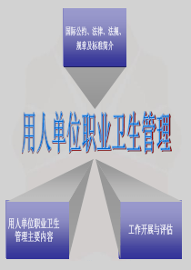 用人单位职业卫生管理