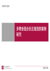 世联_多物业组合社区规划的案例研究_12PPT