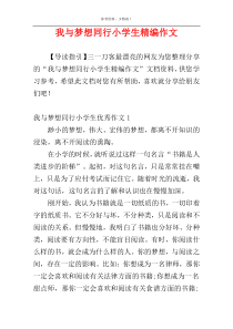 我与梦想同行小学生精编作文