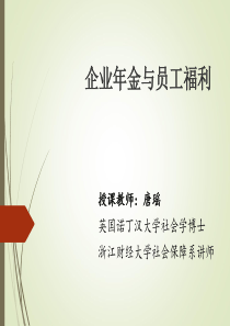 企业年金和员工福利全部PPT