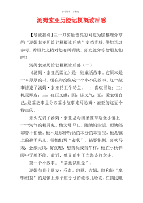 汤姆索亚历险记梗概读后感