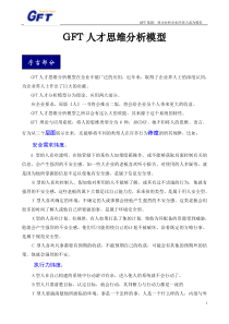 GFT人才思维分析模型