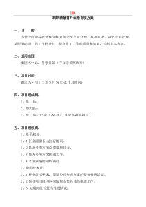 企业职级薪酬晋升方案