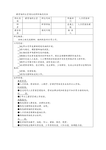 薪资福利主管岗位说明书编写范本