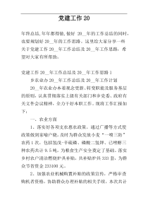 党建工作20