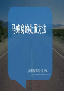 消防员摘除马蜂窝的方法及处置程序