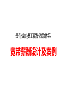 宽带薪酬设计及案例(PPT34页)