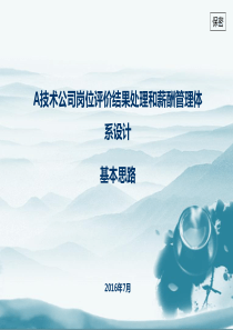 岗位评价分值处理和薪酬管理体系设计思路