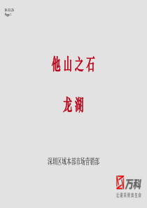 万科分析龙湖房地产公司