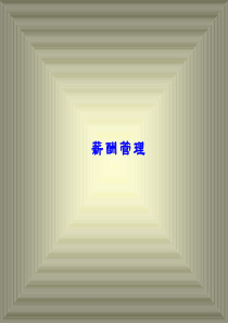 薪酬管理(PPT 15)
