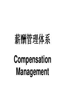 薪酬管理体系培训讲义