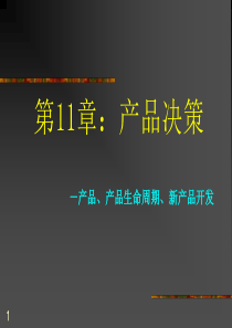 产品策略产品、产品生命周期、新产品开发
