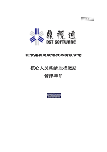 鼎视通核心人员薪酬股权激励管理手册（DOC16页）