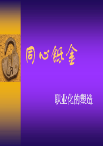 员工的职业化塑造00