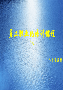 员工职业化培训课程（PPT73页)