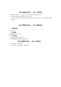 计划员任职资格