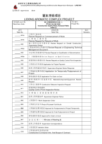 吊装作业安全技术方案报审表