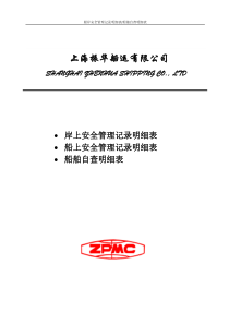安全管理记录明细表40