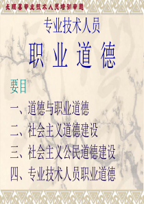 专业技术人员职业道德(1)