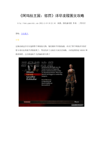 《阿玛拉王国惩罚》详尽流程图文攻略