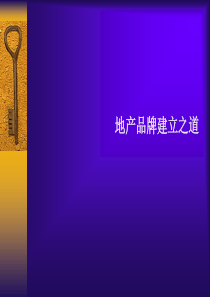 万科房地产品牌建立之道博思堂--房地产