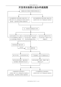 开发项目投资计划办件流程图