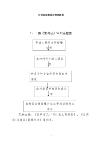 行政审批事项办理流程图