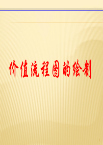 绘制价值流程图
