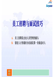 员工招聘与面试技巧0825