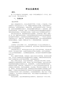 职业生涯规划XXXX-8-27