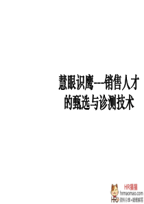 慧眼识鹰—销售人才的甄选与诊测技术-HR猫猫