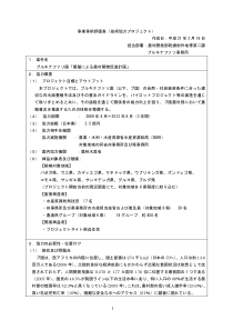 事业事前评価表(技术协力)