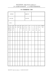 IT项目管理-3.40设备检验状态一览表