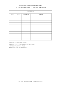 月度用餐统计表