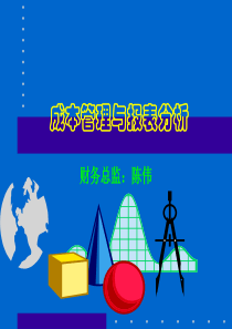 成本管理及报表分析