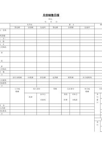 月份销售日报表
