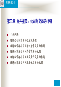 第3章合并报表公司间交易抵销