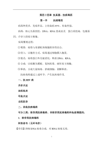 遵义医学院药理学讲义第44章  抗病毒药、抗真菌药