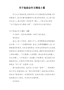 关于逛庙会作文精选5篇