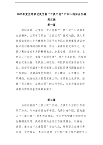 9篇三抓三促2023年党支部书记谈开展三抓三促行动心得体会及感想汇编