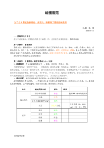 CAD绘图标准化规范和技巧
