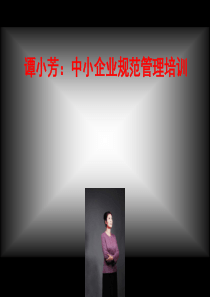 下载谭小芳中小企业规范管理培训