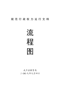 规范行政权力运行文档流程图