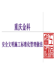 安全文明标准化管理PPT