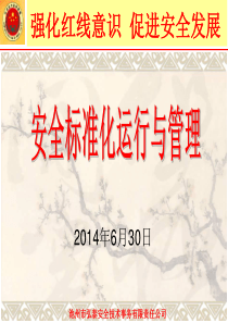标准化运行管理培训