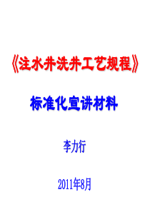 注水井洗井标准化宣讲材料(李力行)