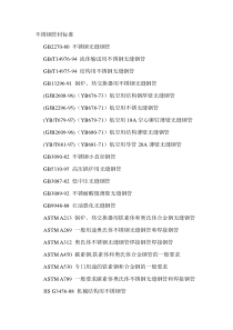 钢管标准及阀门型号编制说明