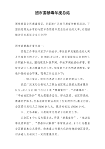 团市委禁毒年度总结