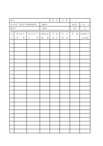 【财务表格】固定资产监盘或抽查表