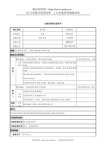 中国建筑研究所财务部出纳员职务说明书